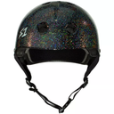 Skateboard helmet S-One LIFER BLACK GLOSS GLITTER 2024 