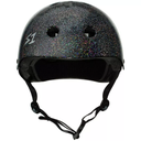 Skateboard helmet S-One Mega Lifer Black Glitter 2024 