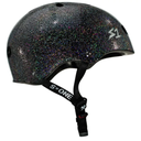 Skateboard helmet S-One Mega Lifer Black Glitter 2024 