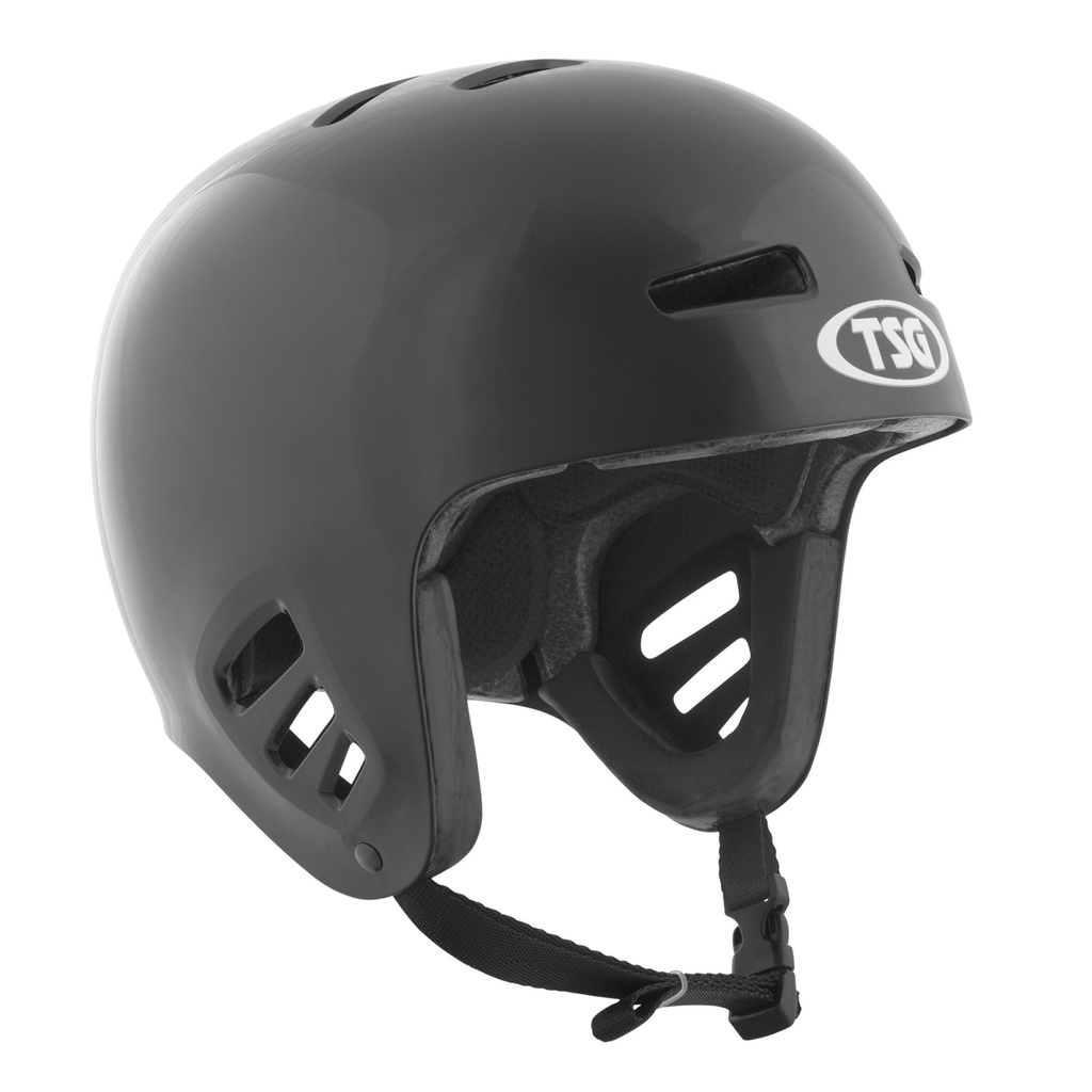 Skateboard-Helm Tsg Dawn Flex Solid Color Black 2021 