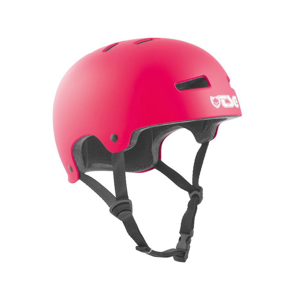 Casque de skateboard Tsg Evolution Solid Color Pink Satin 2018 
