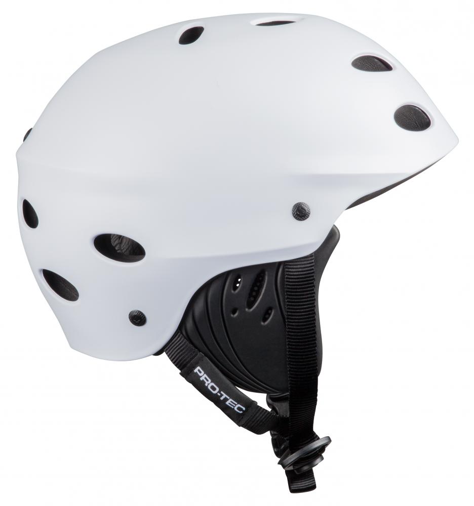 Casque de skateboard Pro-tec Ace Wake Satin White 2023 
