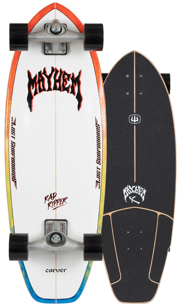 Surfskate Carver Lost Rad Ripper 31" 2026 - Complete 