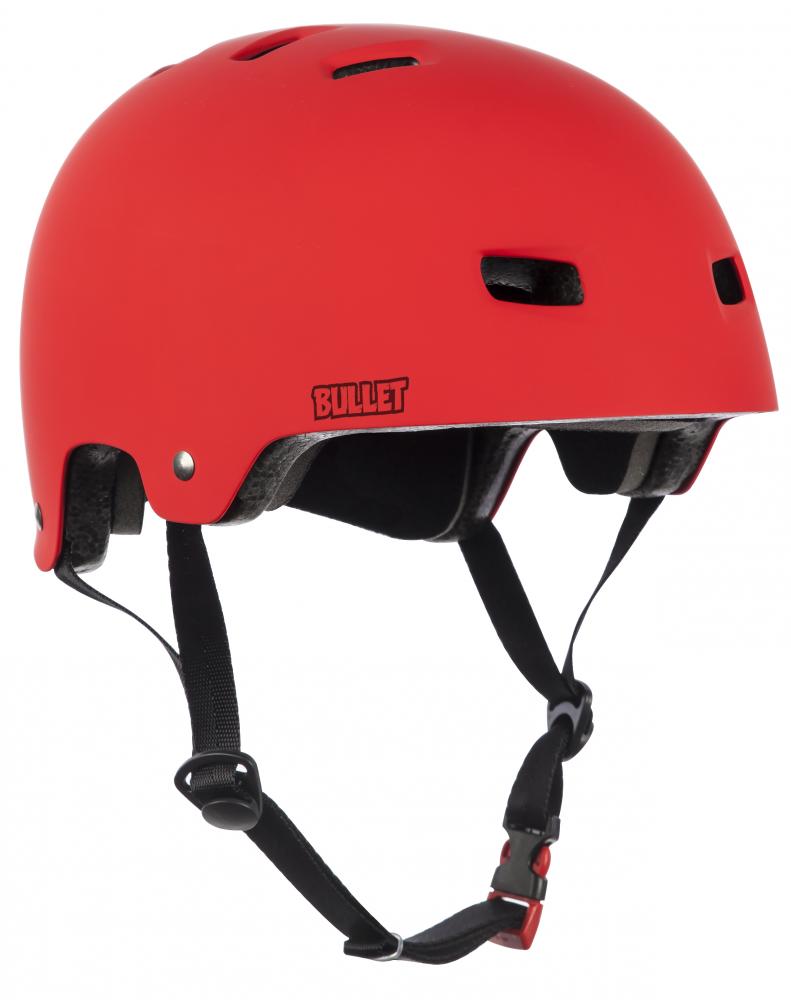Casque de skateboard Bullet Deluxe T35 Adult Matt Red 2023 