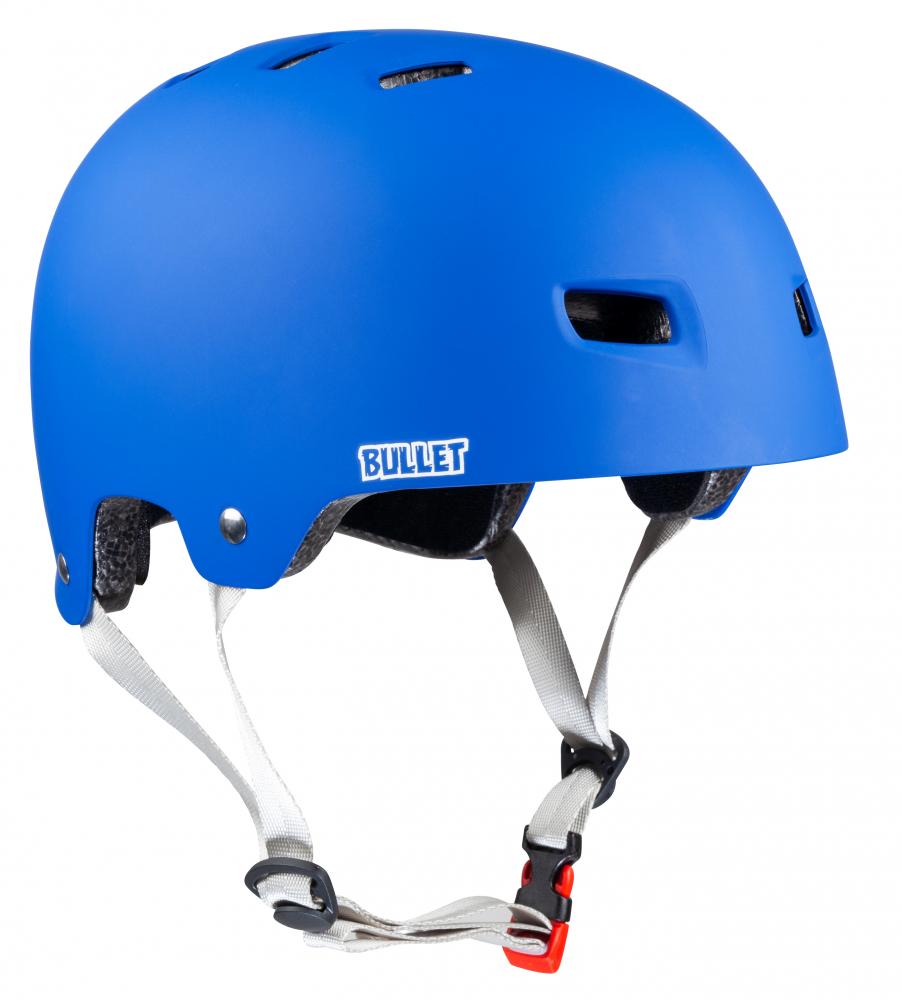Casque de skateboard Bullet X Santa Cruz Classic Dot Matt Blue 2023 