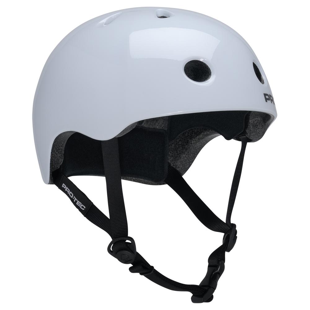 Casque de skateboard Pro-tec Street Lite  Gloss White 2019 