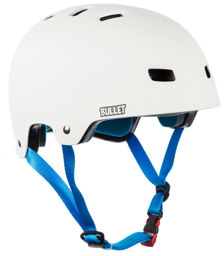 Skateboard helmet Bullet X Santa Cruz Matt White 2023 
