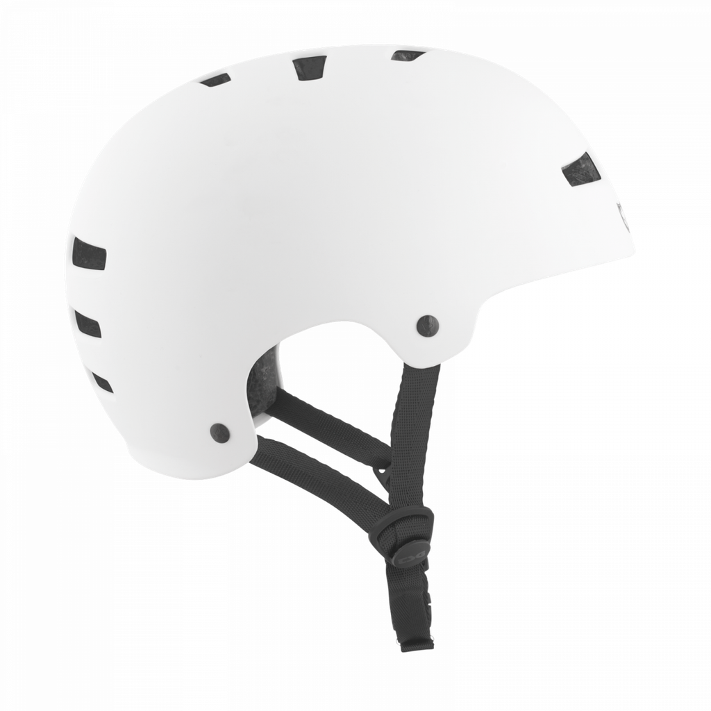 Casque de skateboard Tsg Evolution Solid Color White Satin 2024 
